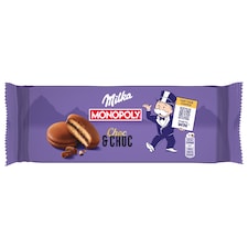 Milka Choc & Choc alpesi tejcsokoládéval mártott puha piskóta kakaós töltelékkel 150 g