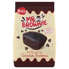 Mr. Brownie csokoládédarabos brownie 8 x 25 g (200 g)