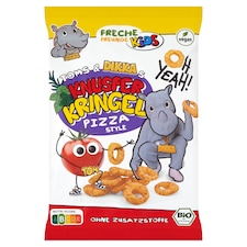 Freche Freunde Kids puffasztott bio pizzás karikák 70 g