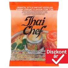 Thai Chef instant tészta krémes garnélarák ízben 360 g