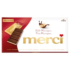 Merci étcsokoládé marcipánnal töltve 112 g