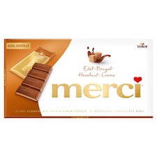 Merci tejcsokoládé mogyorókrémmel töltve 112 g