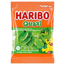 Haribo Quaxi gyümölcsízű gumicukorka habosított gumicukorka réteggel 100 g