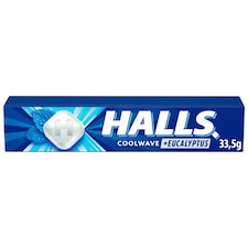 Halls mentol-eukaliptuszízű, töltetlen keménycukorka 33,5 g