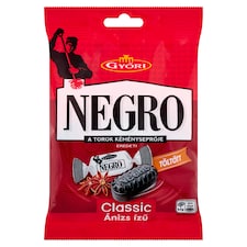 Győri Negro Classic ánizs ízű töltött keménycukorka 63 g