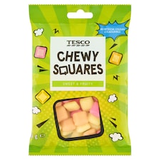 Chewy Squares vegyes gyümölcsízű olvadó rágóbonbon 100 g