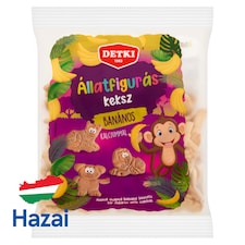 Detki állatfigurás, banános keksz kalciummal 160 g