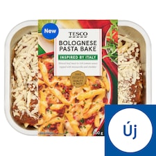 főtt durum penne tészta bolognai szósszal és mozzarella-cheddar sajtkeverékkel 800 g