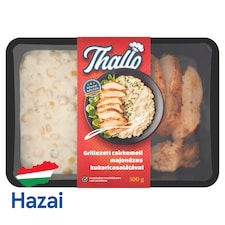 Thallo grillezett csirkemell majonézes kukoricasalátával 300 g