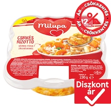 Milupa csirkés rizottó zöldséges, húsos étel kifejezetten kisgyermekek számára 12 hó+ 230 g