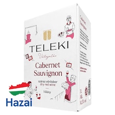 Teleki Válogatás Villányi Cabernet Sauvignon száraz vörösbor 3 l