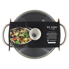 Go Cook 20 cm-es rozsdamentes acél fazék