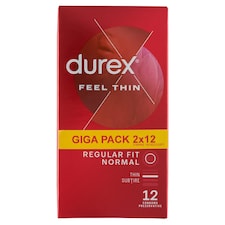 Durex Feel Thin óvszer 2 x 12 db