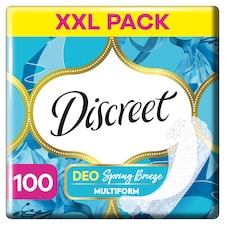 Discreet Légáteresztő Multiform Spring Breeze Tisztasági Betétek x100