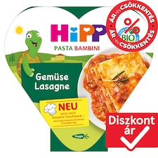 HiPP bio zöldséges lasagne 1 éves kortól 250 g