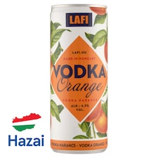 Lafi vodka narancs alkoholos szénsavas ital 4,9% 250 ml