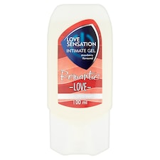 Love Sensation Romantic Love síkosító gél eper ízzel 100 ml