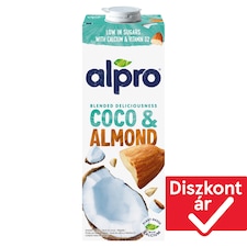 Alpro zsírszegény kókuszos-mandulás ital hozzáadott kalciummal és vitaminokkal 1 l