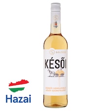 Soltész Debrői Hárslevelű késői szüretelésű édes fehérbor 11% 750 ml