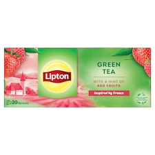 Lipton málna és eper ízű zöld tea 20 filter 28 g