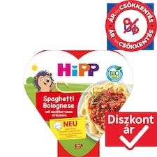 Hipp bio bolognai spagetti mediterrán fűszerekkel 1 éves kortól 250 g