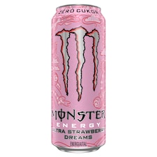 Monster Energy Ultra Strawberry Dreams szénsavas eper ízű energiaital 500 ml