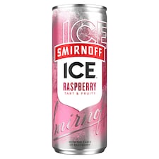 Smirnoff Ice Raspberry málna ízű, szénsavval dúsított alkoholtartalmú ital 4% 250 ml