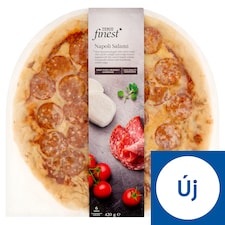 Finest pizza paradicsomos alappal, mozzarella sajttal és nápolyi szalámival 420 g