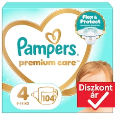 Pampers Premium Care Pelenka, Méret: 4, 104 db, 9kg-14kg