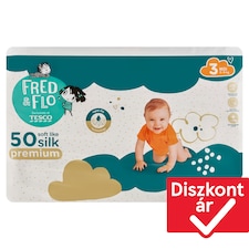 Fred & Flo Premium 3 Midi 5-9 kg pelenka 50 db
