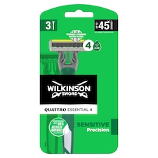 Wilkinson Sword Quattro Essential 4 Sensitive Precision borotva 3 db