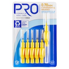 Pro Formula Oral Care fogköztisztító kefék 0,70 mm 6 db