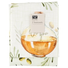 F&F Home Olive konyharuha 50 cm x 70 cm 2 db
