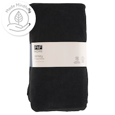 F&F Home Easy Care Jersey Black gumis lepedő 220 x 200 x 25 cm