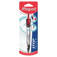 Maped Stop System körző, rögzíthető lábakkal