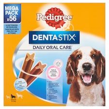 Pedigree DentaStix Daily Oral Care kiegészítő állateledel 4 hónapnál idősebb kutyáknak 8 db 1440 kg