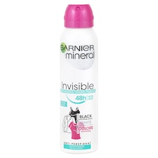 Garnier Mineral Quick Dry Invisible Black White Colors 48 h Fresh Aloe Spray 150 ml