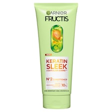Garnier Fructis Keratin Sleek balzsam száraz, szöszösödő hajra 200 ml