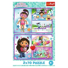 Gabby's Dollhouse puzzle 2 x 70 db