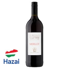 Dunántúli Merlot száraz vörösbor 11,5% 1 l