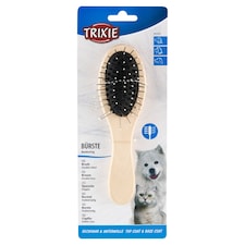 Trixie ovális dupla oldalú kicsi kefe 17 cm