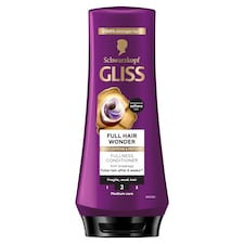 Gliss Full Hair Wonder dúsító hajbalzsam koffeinnel + peptidekkel 200 ml