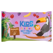 Kids Tutti Frutti nedves toalettkendő gyermekeknek 50 db