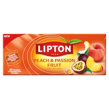 Lipton Fruit Infusion Peach & Passion Fruit ízesített gyümölcstea 20 teafilter 40 g