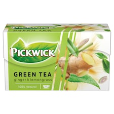 Pickwick zöld tea gyömbérrel és indiai citromfűvel 20 filter 30 g