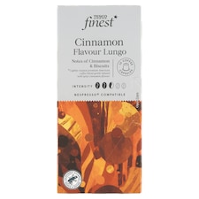 Finest Lungo fahéj ízű, őrölt, pörkölt kávé kapszulákban 10 db 54 g