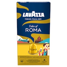 Lavazza Tales of Roma kapszulás pörkölt kávé mogyorós és étcsokoládés ízvilággal 10 db 57 g