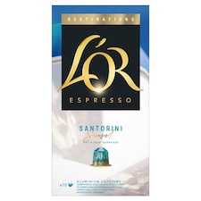 L'OR Espresso Santorini Sunset Espresso őrölt-pörkölt kávé kapszulában 10 db 52 g
