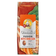 Omnia Fusion Uganda & Kenya fűszeres & diós szemes pörkölt kávé 900 g