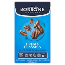 Caffè Borbone Crema Classica szemes pörkölt kávékeverék 1 kg
